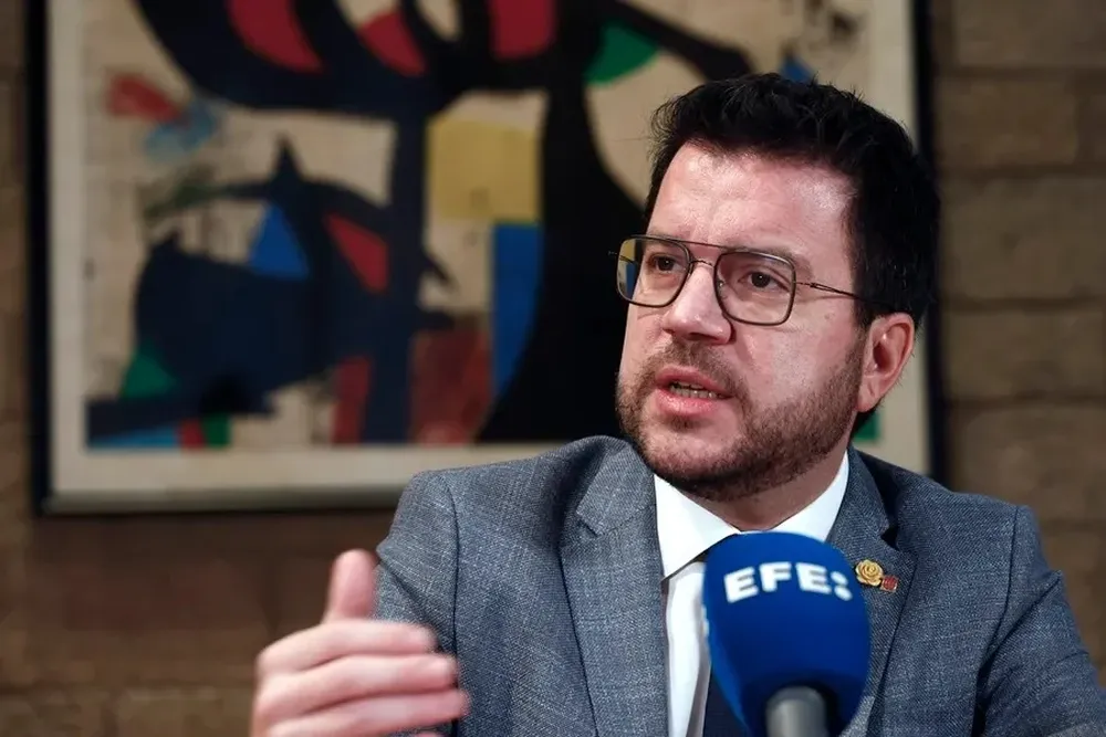 El presidente de la Generalitat, Pere Aragonès.