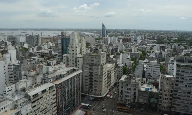 Vista de Montevideo.