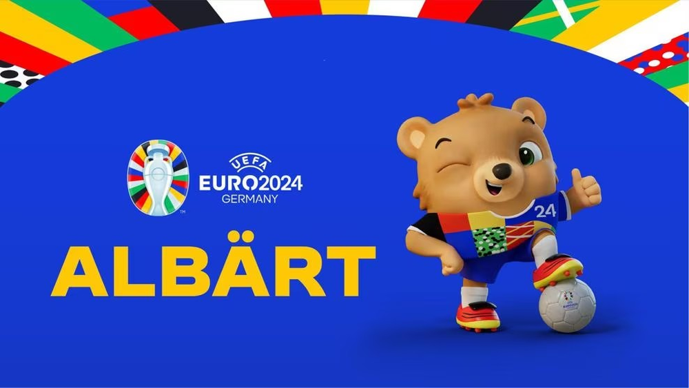 Con una sonrisa contagiosa y vestido para el evento, Albärt refleja la alegría y la hospitalidad alemana, promoviendo el espíritu de unidad y competencia en la Eurocopa 2024. &nbsp; &nbsp; &nbsp;