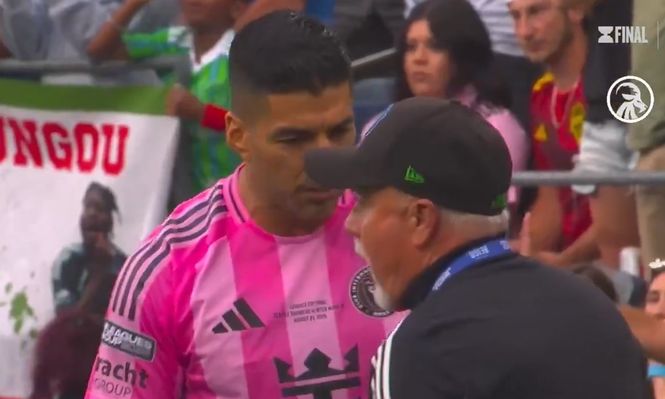Luis Suárez escupió a un integrante del cuerpo técnico de Seattle Sounders tras perder con Inter Miami la final de la Leagues Cup