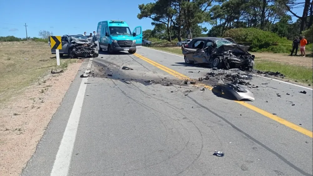 El accidente sucedió en el kilómetro 101 de la ruta 104 a la altura del Museo de Arte Contemporáneo Atchugarry