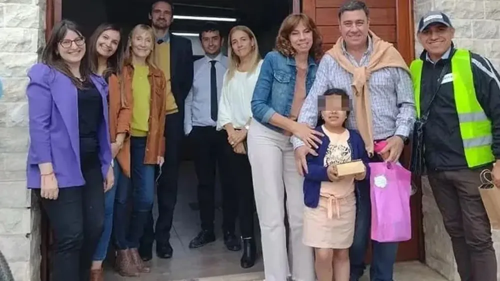 La familia, feliz con la noticia
