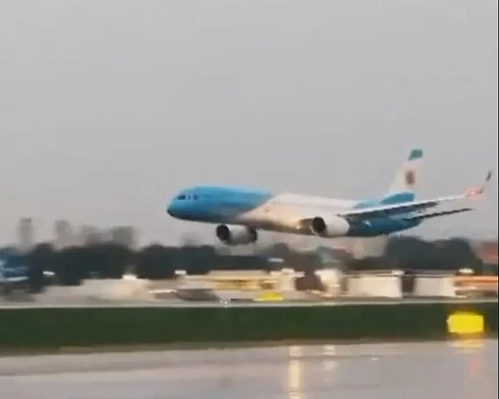 Polémica por maniobras del nuevo avión presidencial argentino