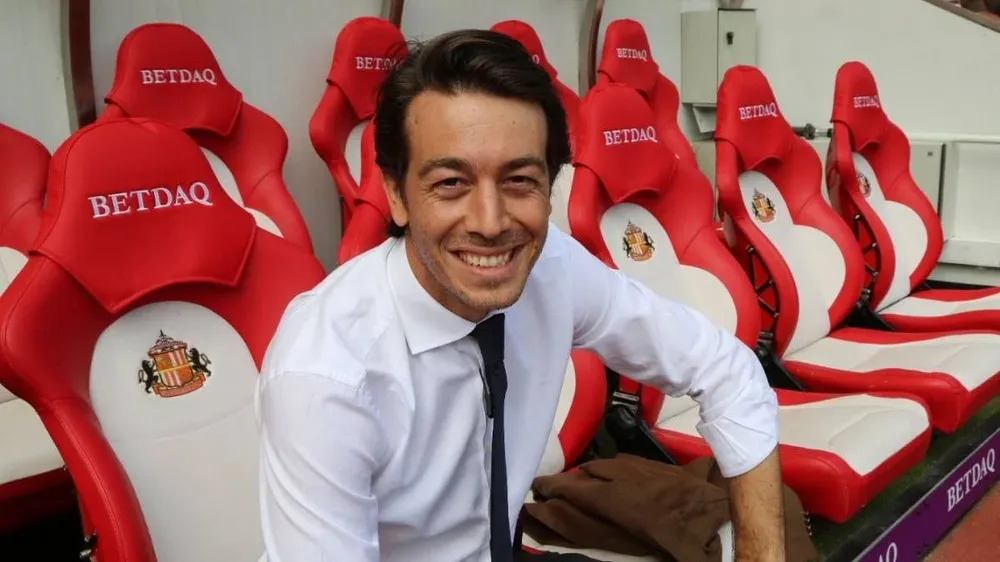 Archivo. Juan Sartori en el estadio del Sunderland