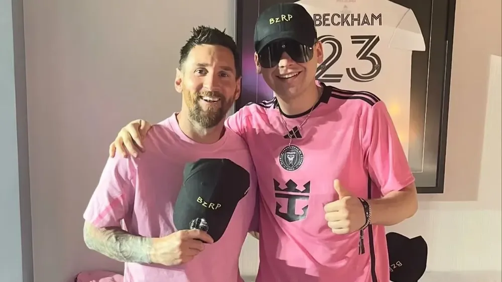 Messi y Bizarrap antes del cumpleaños de Antonela Roccuzzo