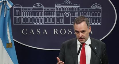 Manuel Adorni, vocero presidencial argentino.&nbsp;