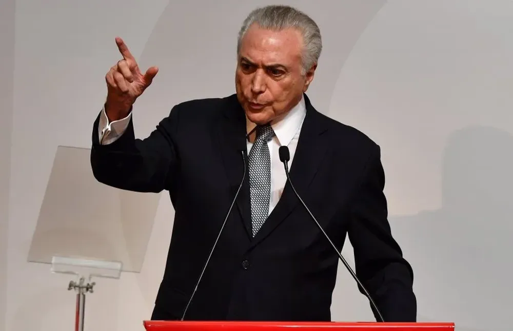 El presidente brasileño, Michel Temer.