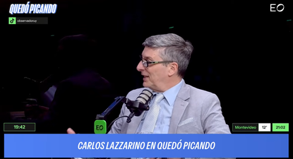 Carlos Lazzarino, candidato a presidente de Peñarol, en Quedó Picando