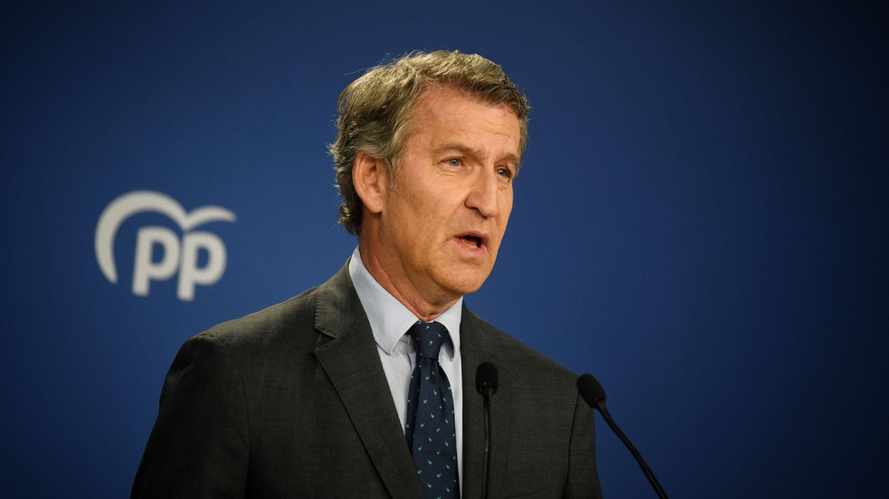 El presidente del Partido Popular, Alberto Núñez Feijóo.