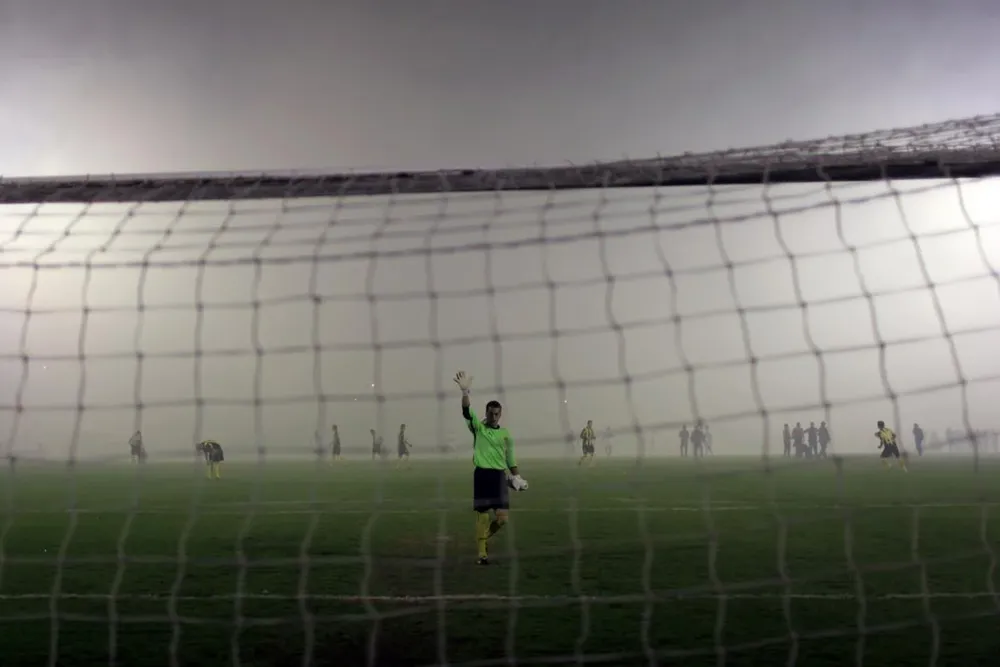 El ambiente en el estadio fue sobrecogedor