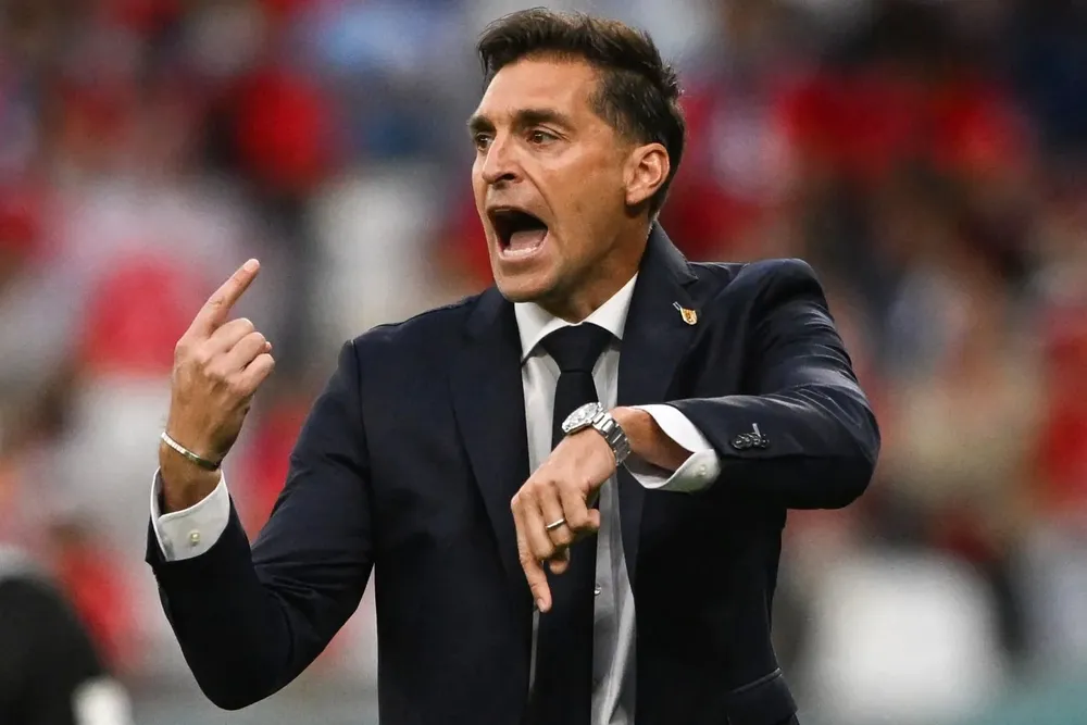 Diego Alonso, entrenador de Uruguay