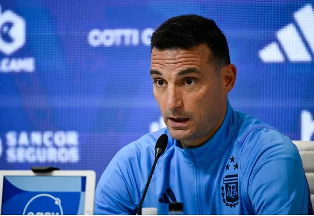 Scaloni y su partido 58 como técnico.