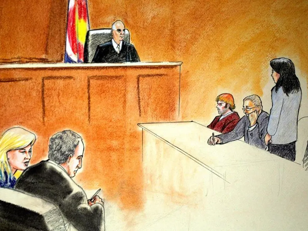 Un retrato de la comparecencia de Holmes este lunes