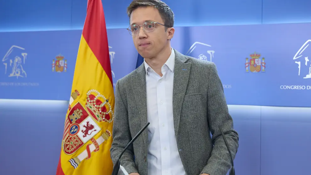 Iñigo Errejón, renunciante como vocero de Sumar y diputado nacional.