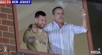 Cristóbal Soria, periodista de El Chiringuito y Lionel Messi