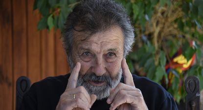 Walter Olivera, el Indio Olivera en su casa de Salinas