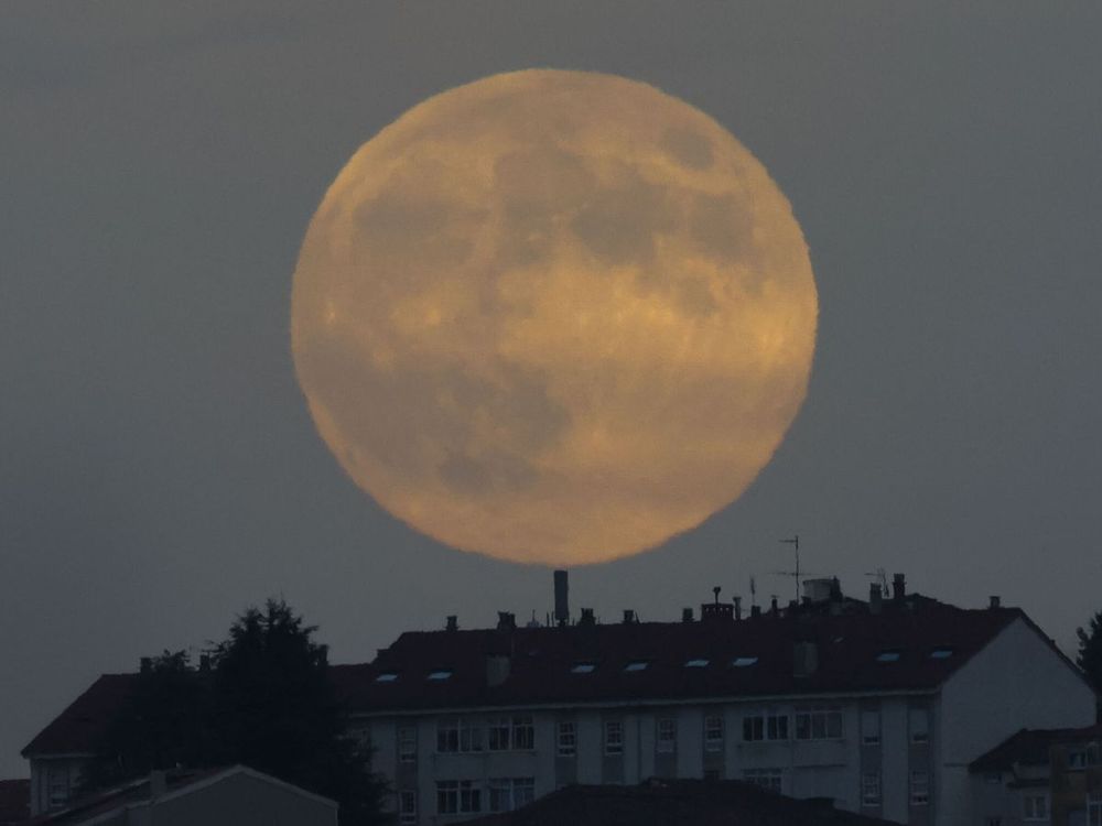 La luna llena del castor de 2025 (EFE)