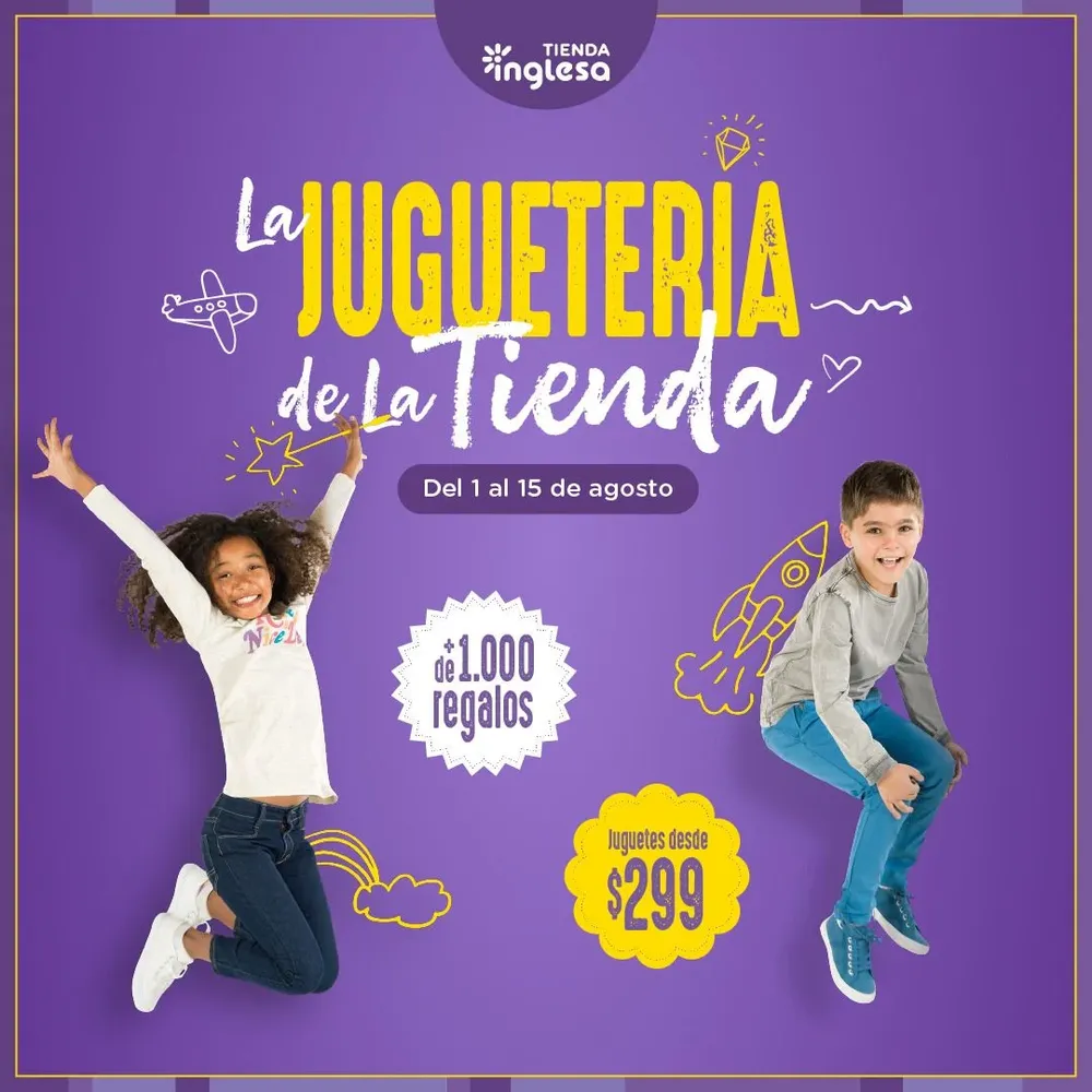 Tienda Inglesa amplió su juguetería para poner a disposición de sus clientes más de 1.000 artículos a partir de $ 299