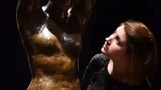 La pieza de Auguste Rodin mide 2,15 metros de altura
