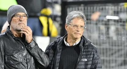 Eduardo Zaidensztat (d), vicepresidente de Peñarol