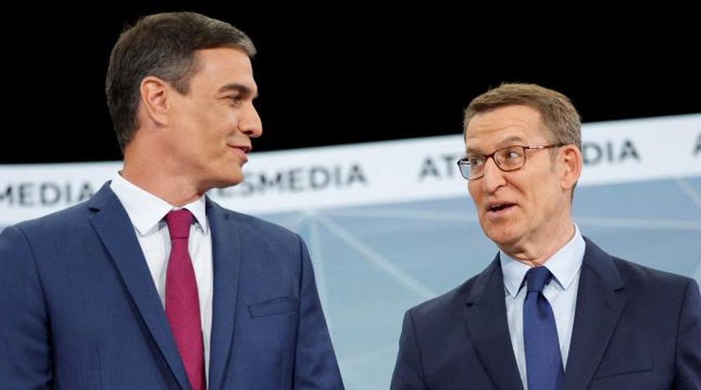 Alberto Núñez Feijóo y Pedro Sánchez