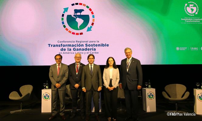 FAO fue, junto con el MGAP y el INAC, la entidad anfitriona en esta Primera Conferencia Regional de Ganadería Sostenible.