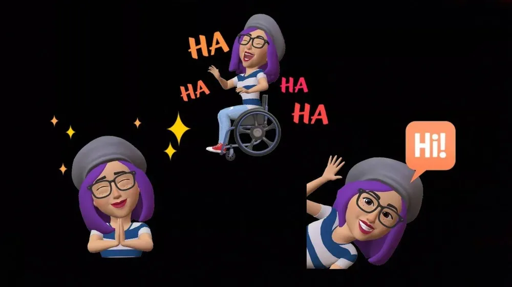 Avatar creado en una de las redes sociales de Meta