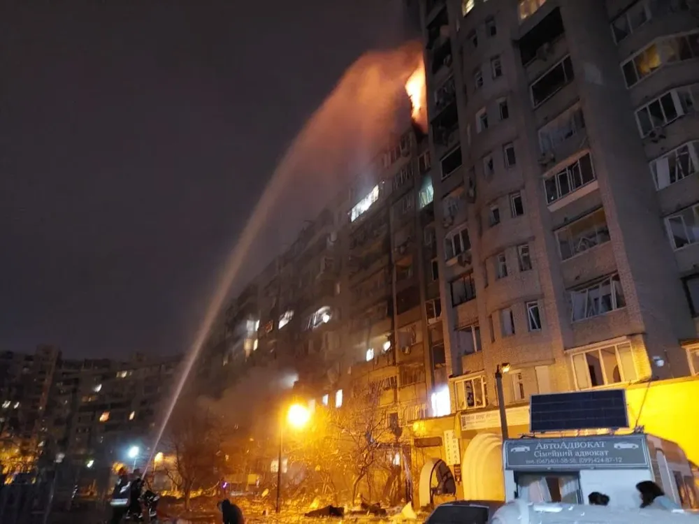 Edificios de Kiev están en ruinas tras ataque ruso