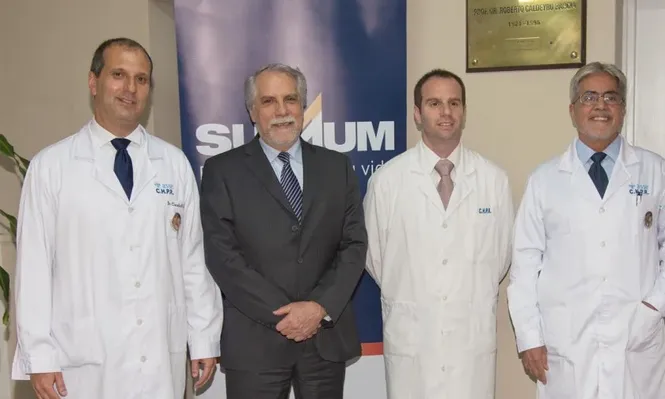 Claudio Sosa, Carlos Vallejo, Santiago Scasso y Justo Alonso