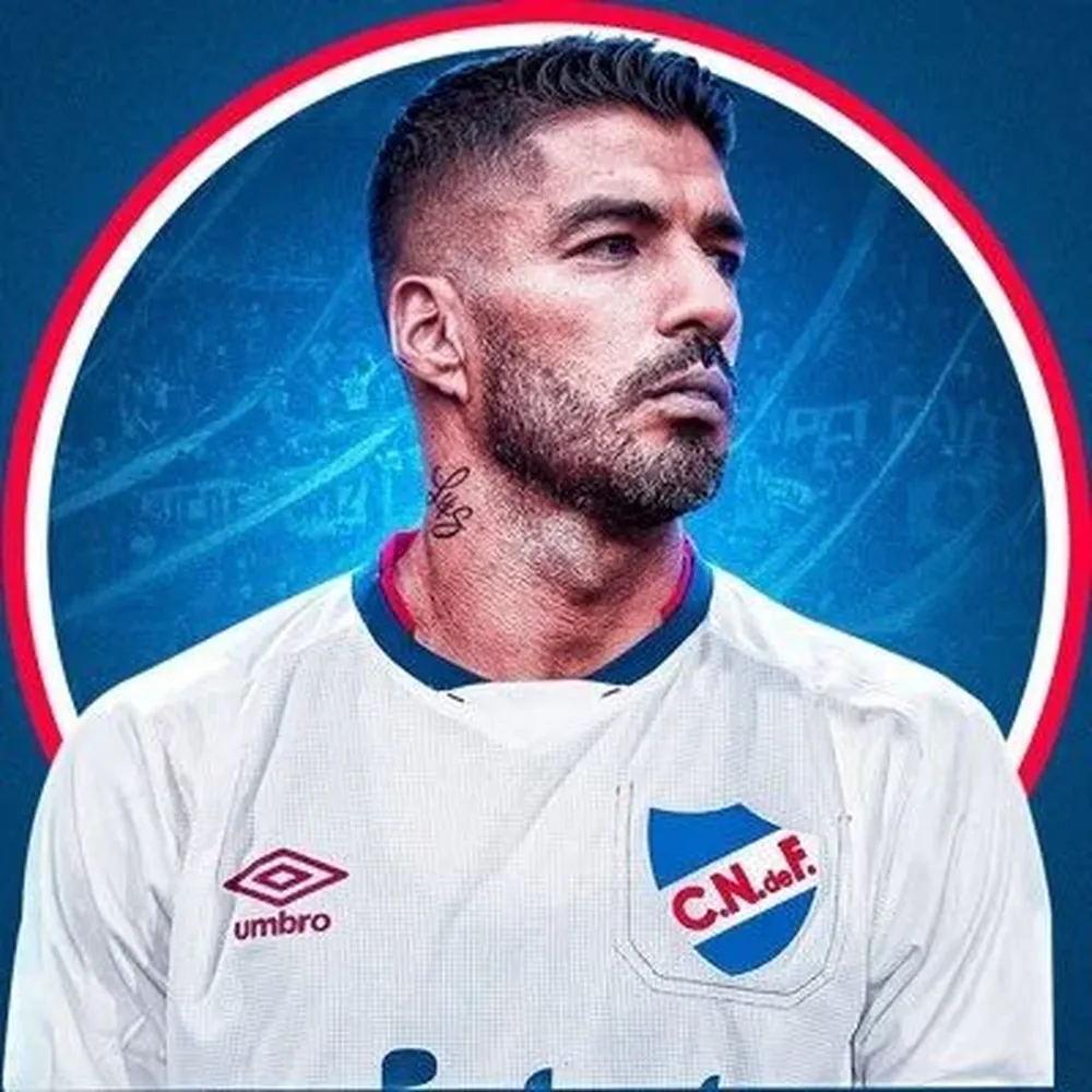 La imagen de Luis Suárez que los hinchas de Nacional usaron en la campaña La imagen de Luis Suárez que los hinchas de Nacional usaron en la campaña