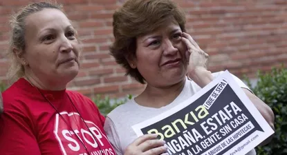 Afectados por la crisis en España