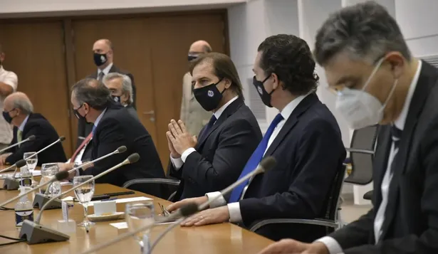 El presidente Lacalle Pou se reúne este miércoles con parte de su gabinete ministerial.