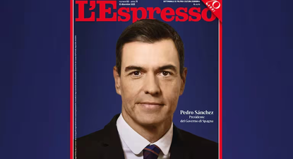 Muy polémico: una revista italiana nombra a Pedro Sánchez Persona del año y el Gobierno lo celebra como un regalo de Navidad