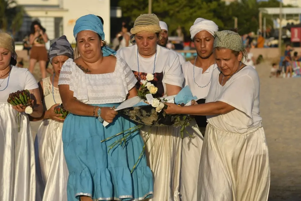 Festejo de Iemanja en Playa Ramírez
