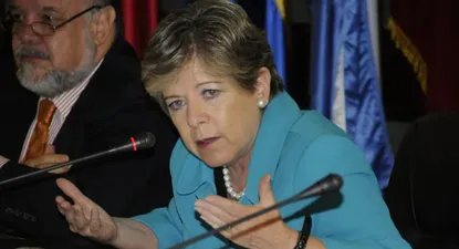 Alicia Bárcena es la secretaria ejecutiva de Cepal