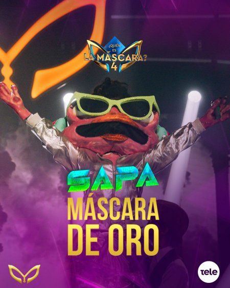La Sapa, ganadora de la cuarta temporada de La Máscara