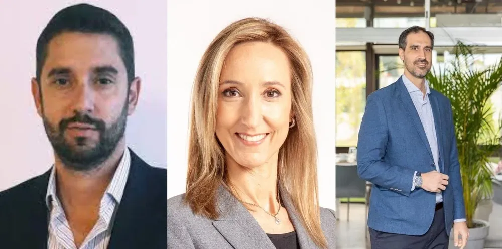 Nicolás Felgueroso de Nissan, Bárbara Mainzer de la Asociación de Bancos Privados del Uruguay y Bruno Foggiato de Asociación de Jóvenes Empresarios