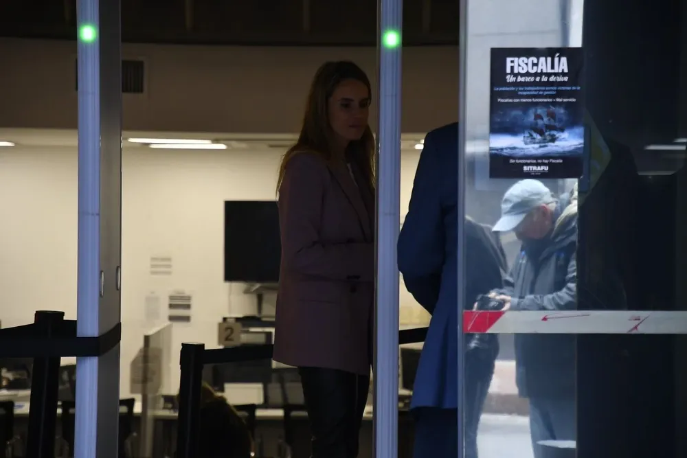 Carolina Ache en la Fiscalía