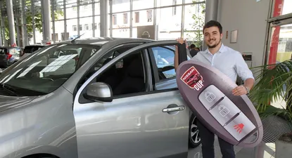 Se regaló un Nissan March Advance 0km al ganador