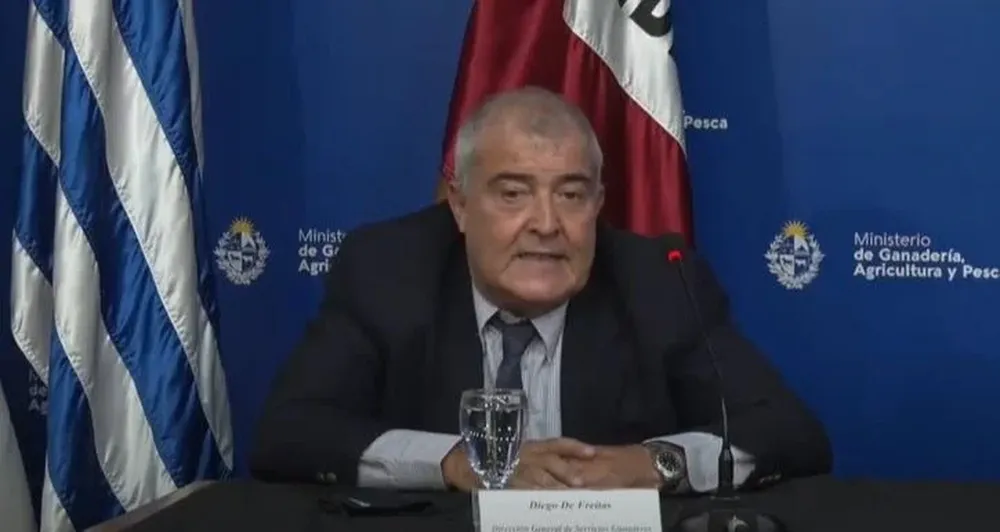 Diego De Freitas, director general de la DGSG del MGAP.