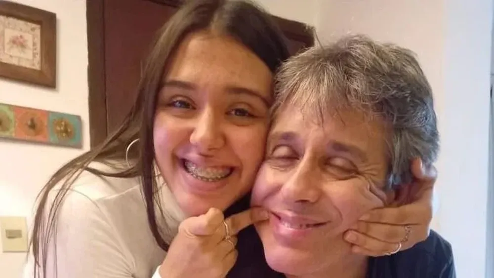 Marcelo Demestoy junto a su hija Giuliana