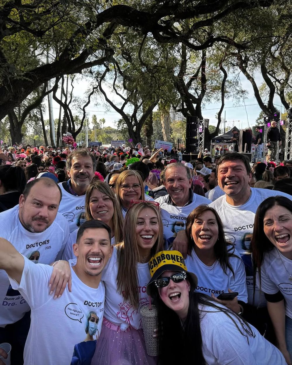 El festejo del recibimiento de Mechi Carrau, la pareja de Maxi Silvera