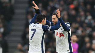 Heung-Min Son y Rodrigo Bentancur&nbsp;