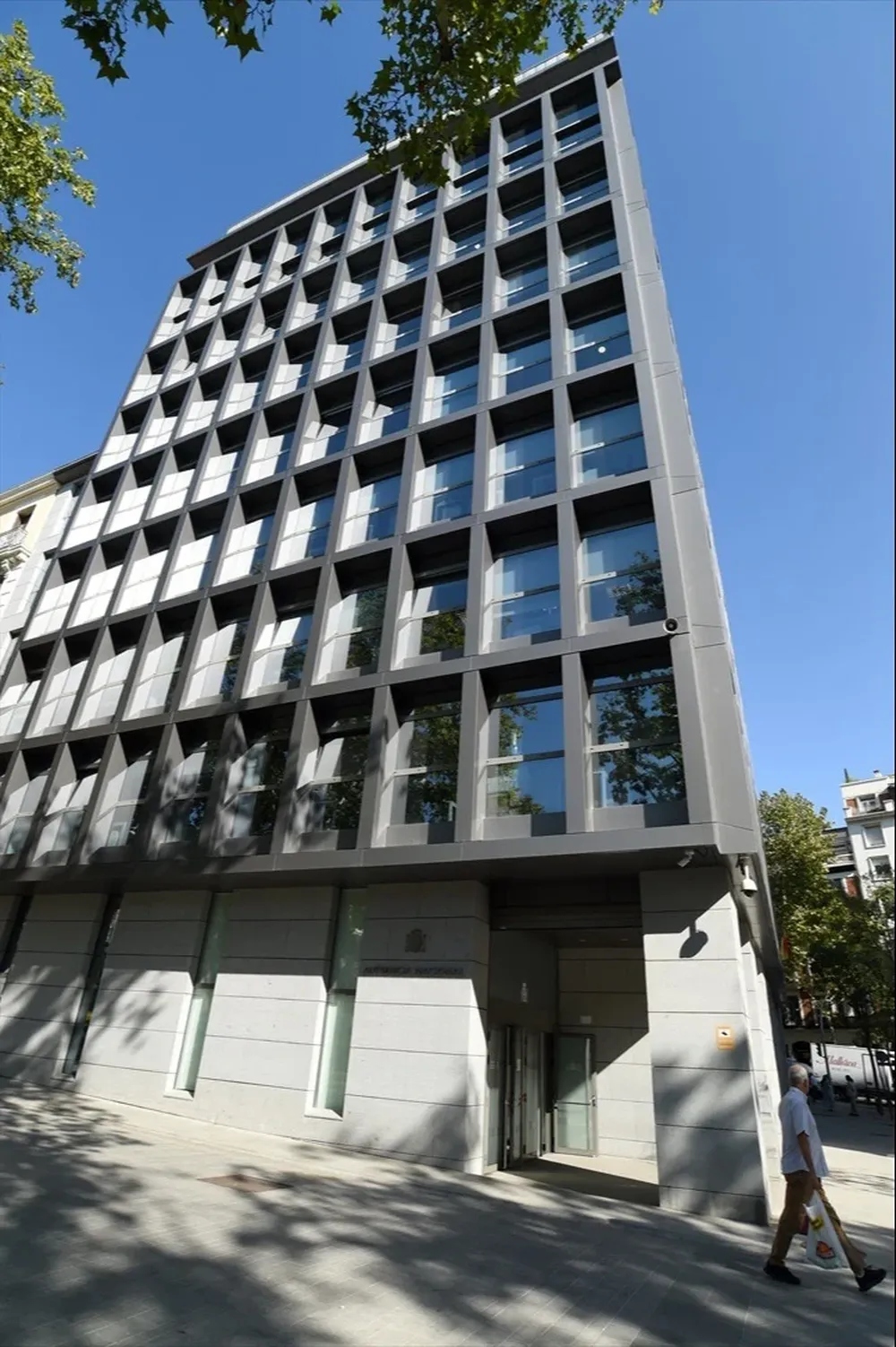 Fachada de la Audiencia Nacional.