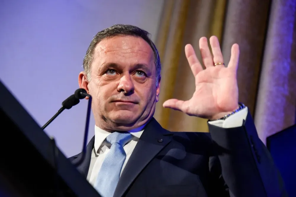 Álvaro Delgado en el almuerzo de ADM de noviembre de 2023