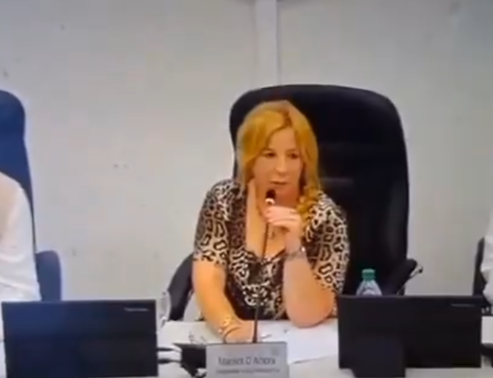 La vicepresidenta de la Junta Departamental de Canelones﻿, Marisol D’Albora