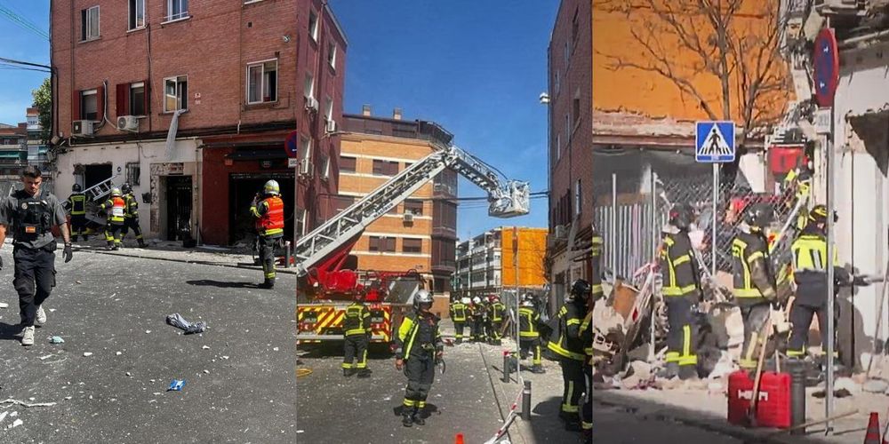 explosión en un bar de madrid