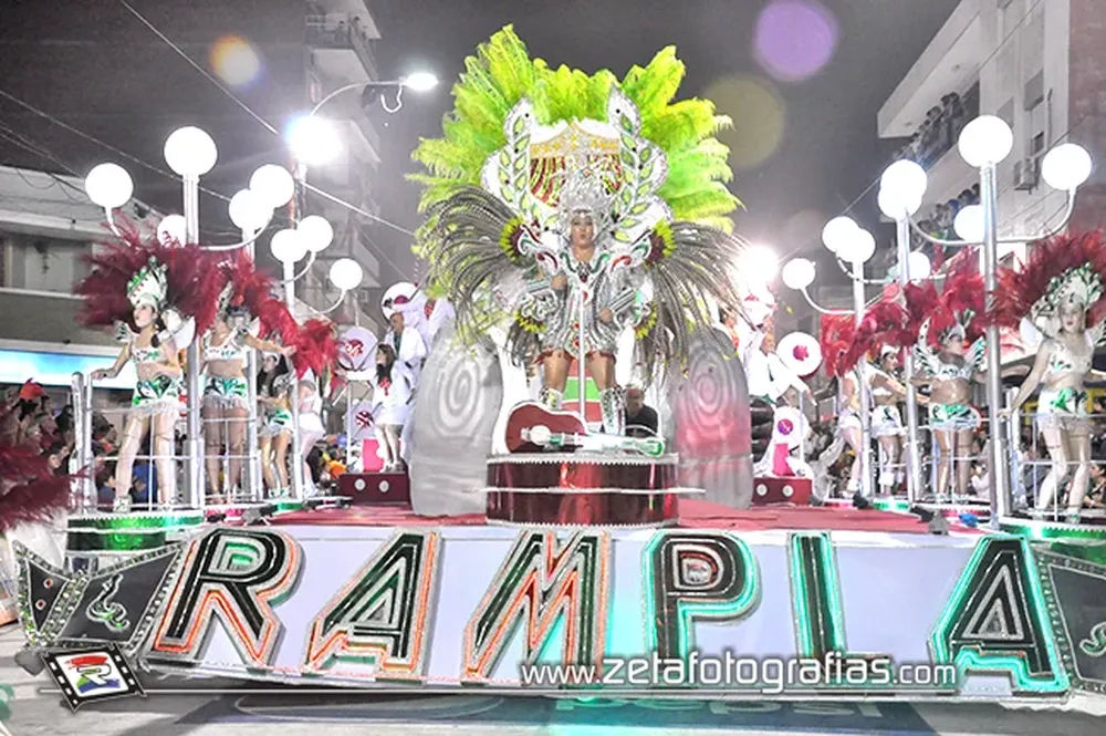 Uno de los carros de Barrio Rampla