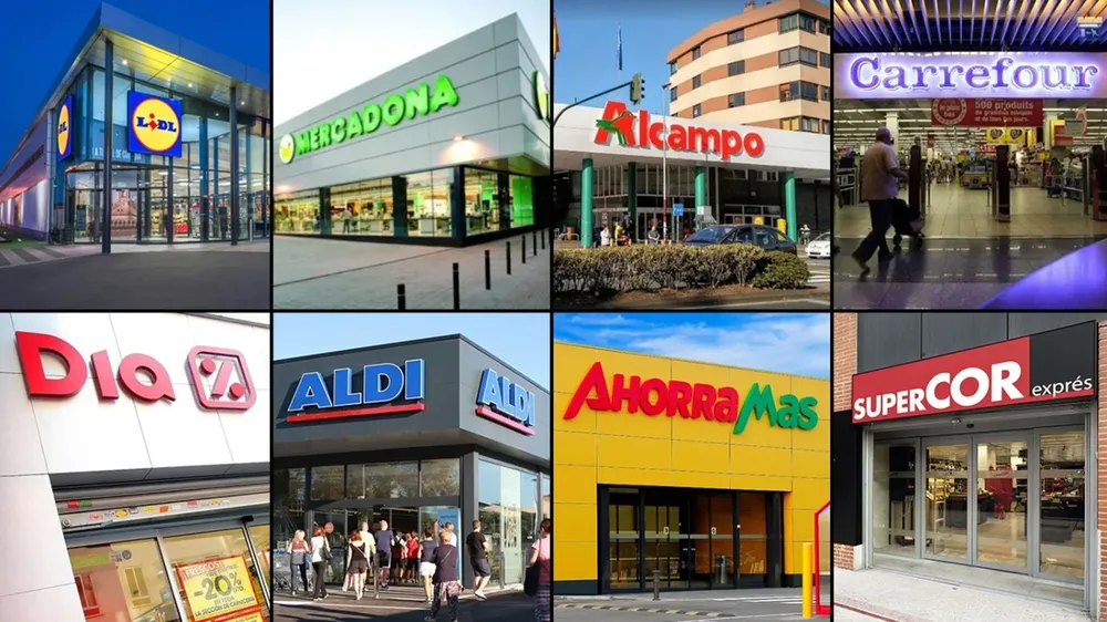 Logos de cadenas de supermercados