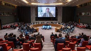 El recinto de la ONU,. semivacío en la mayoría de los encuentros.